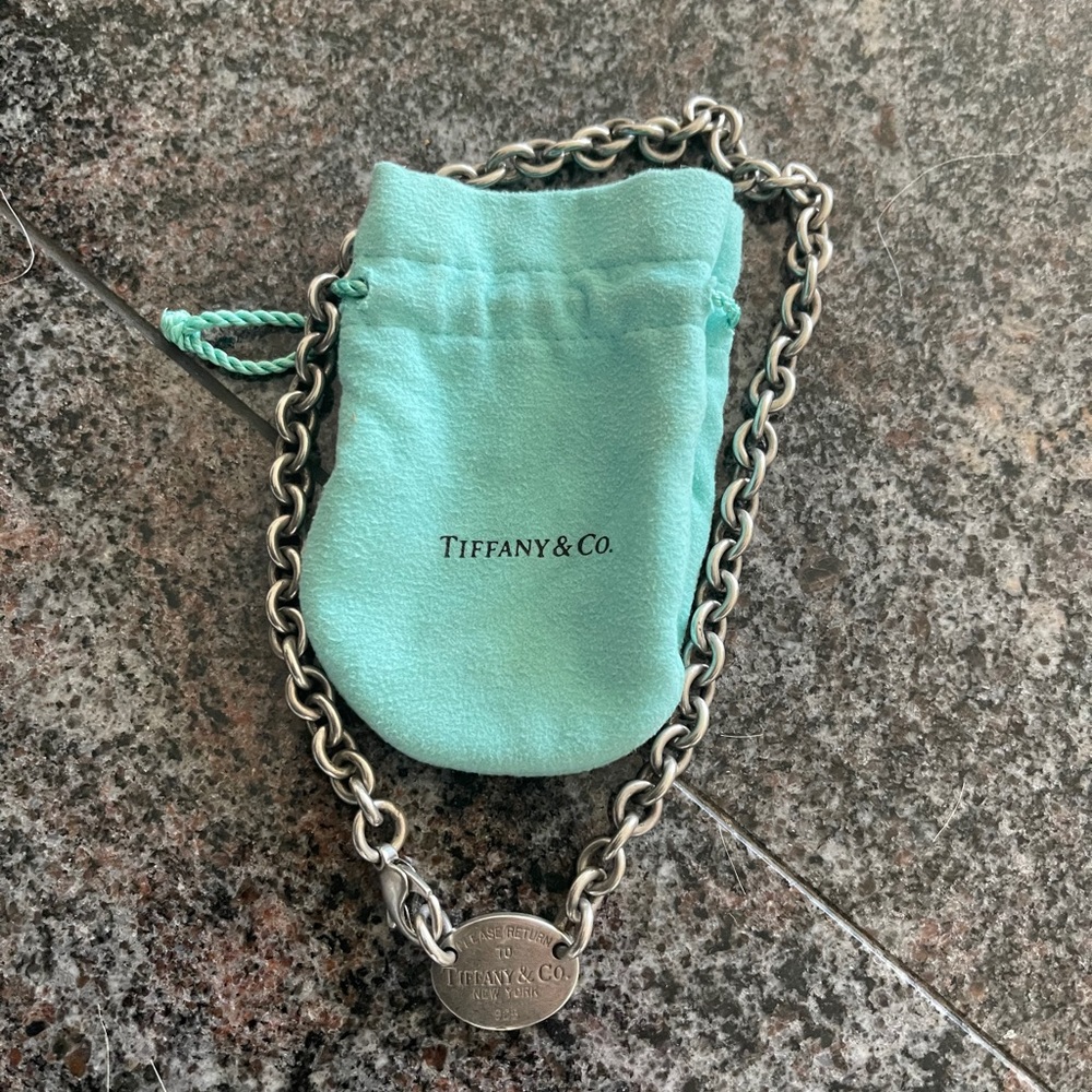 Tiffany & Co Dog Tag Necklace